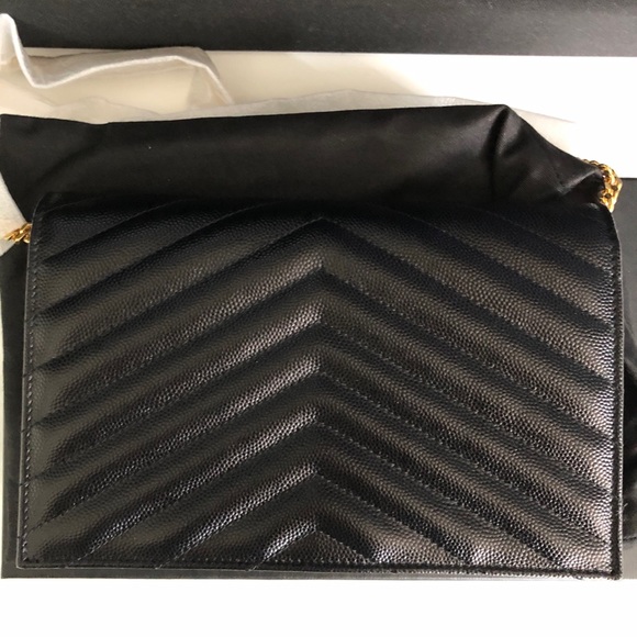 NWT YSL saint Laurent small monogram wallet chain - Picture 2 of 5